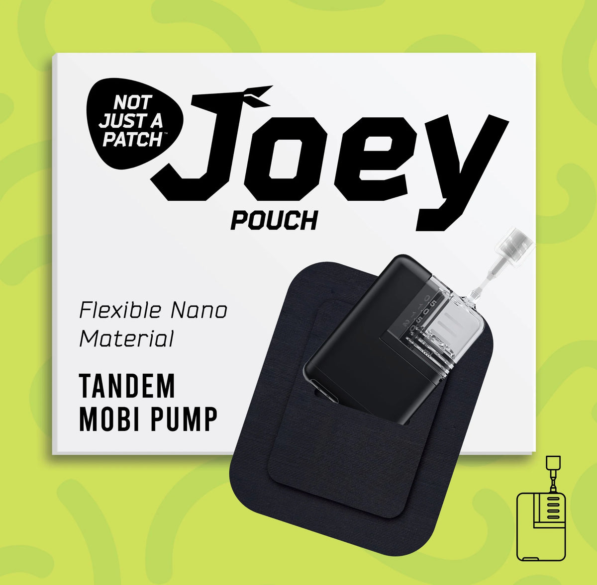 Tandem Mobi Patch - צבע שחור- 10 יח'