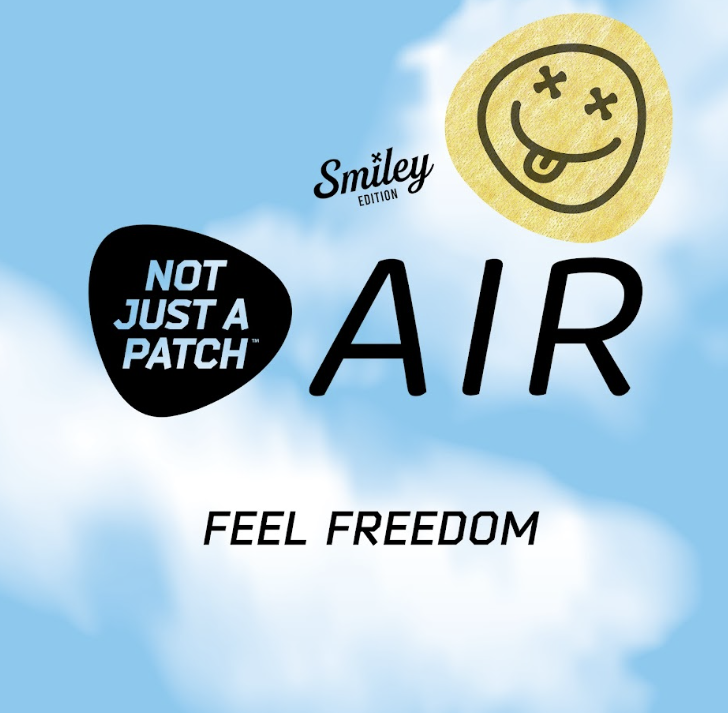 Air Patch Original – מהדורת קיץ- סמיילי 10 יח׳