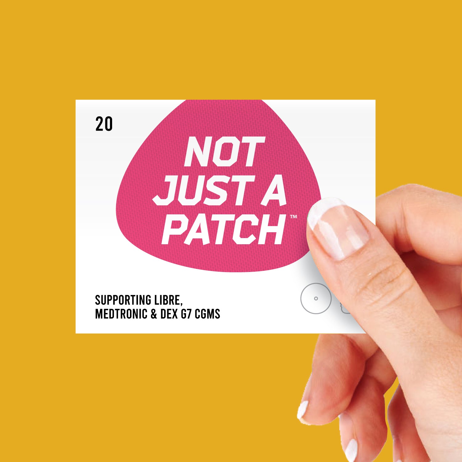 Original Patch ורוד 20 יח׳