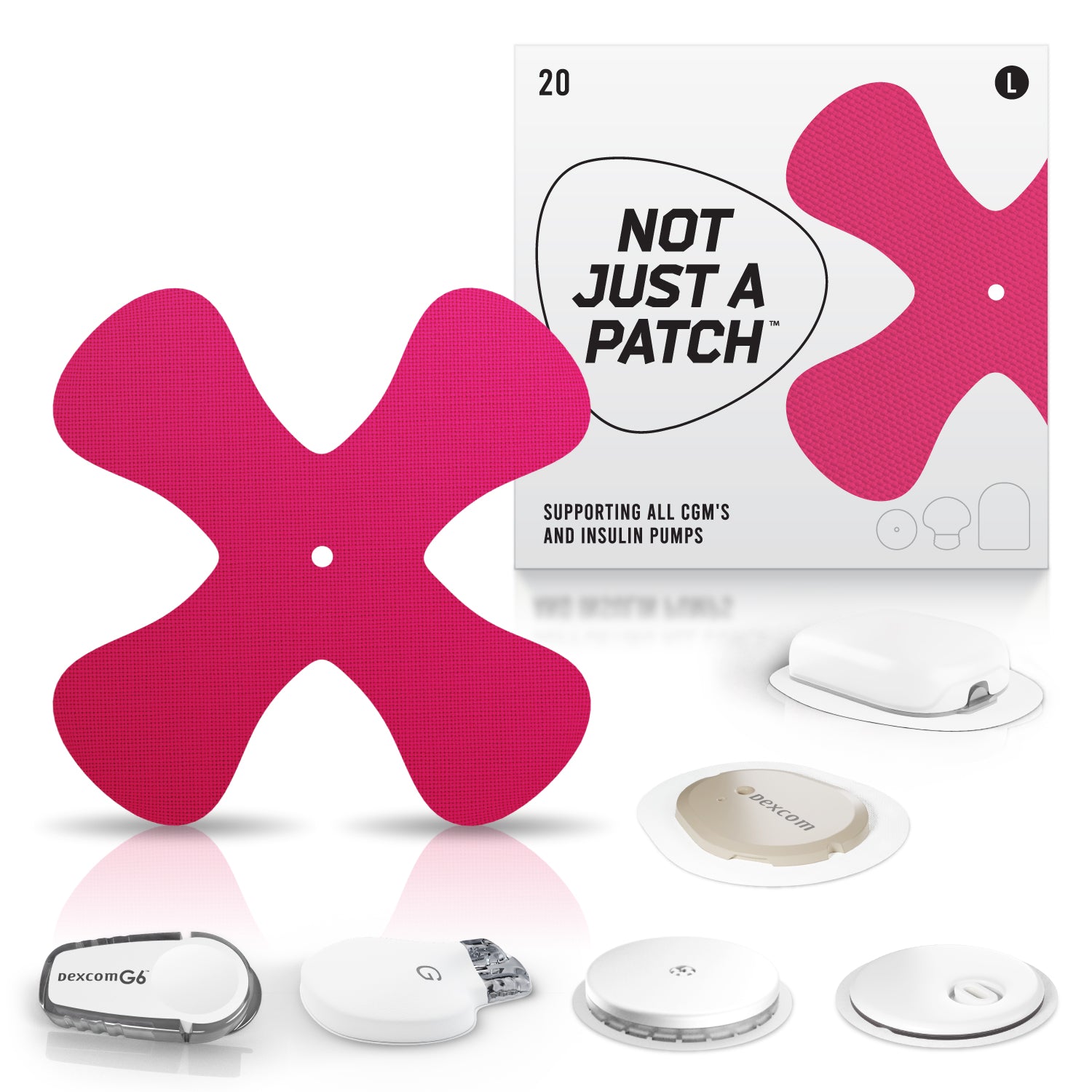 X- Patch ורוד 20 יח׳