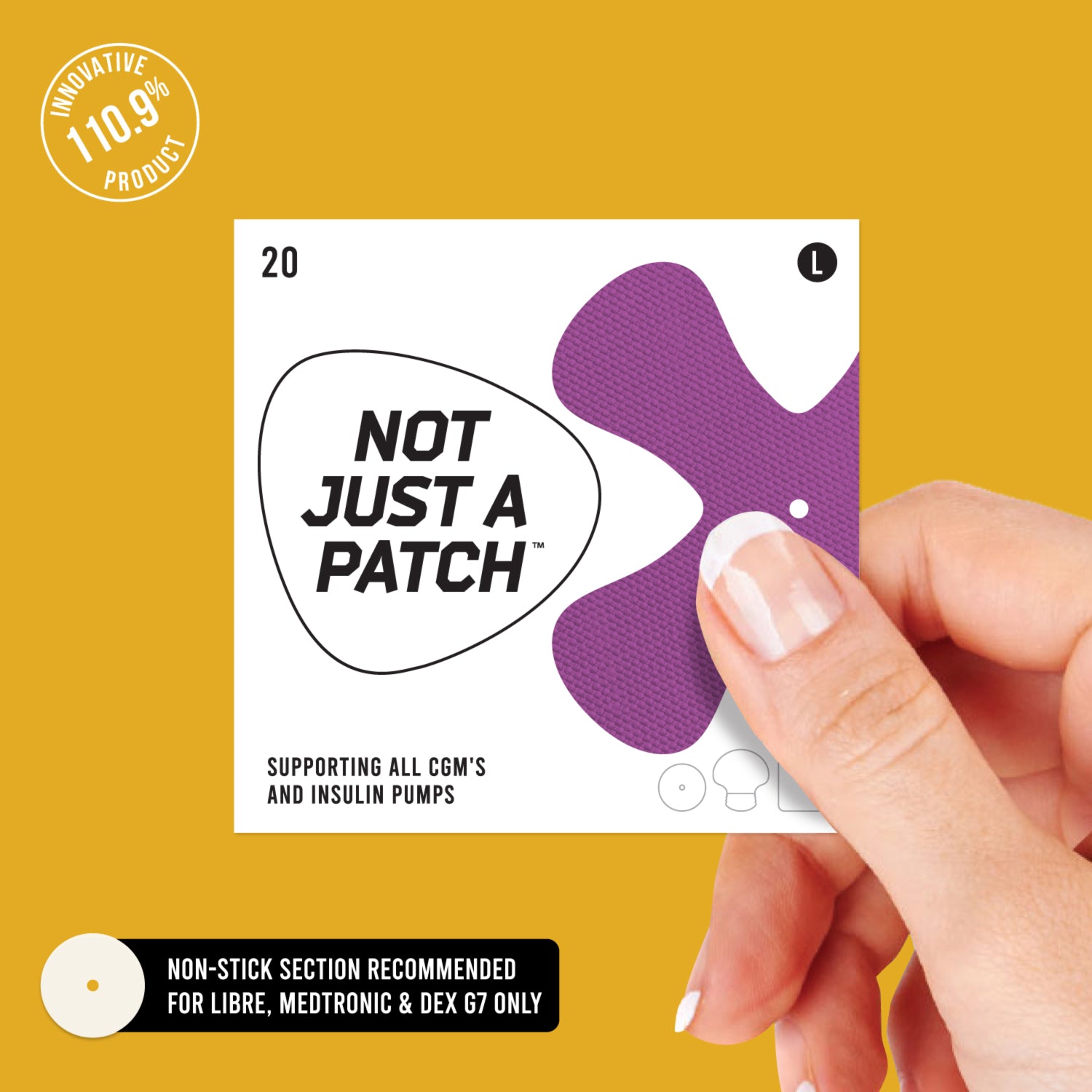 X- Patch סגול 20 יח׳