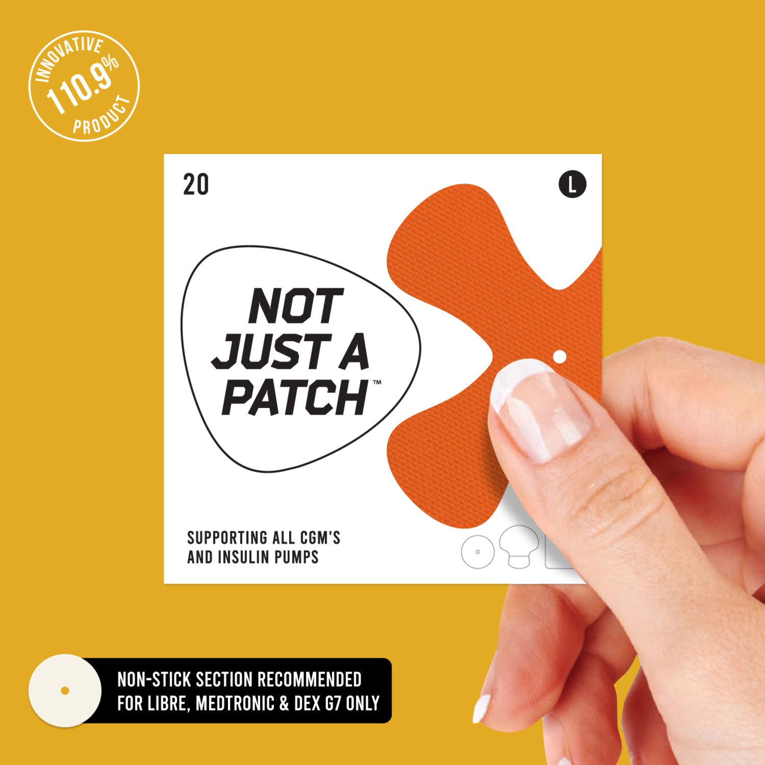 X- Patch כתום 20 יח׳