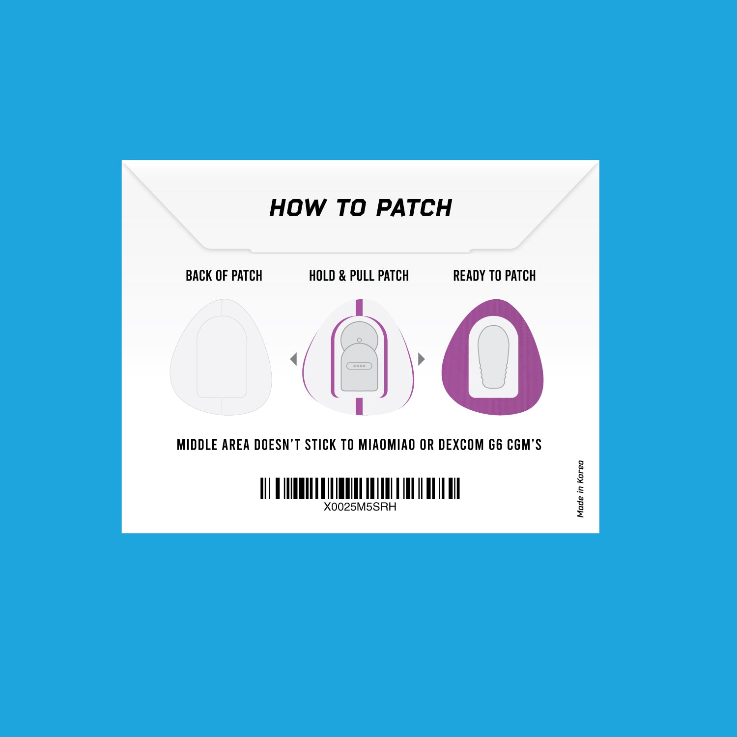 Original Patch (M- SIZE) סגול 20 יח׳