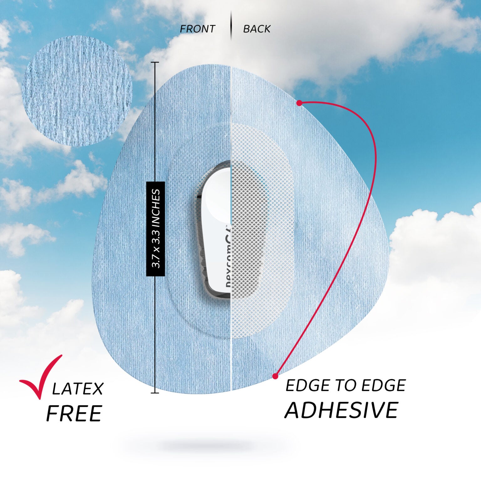 Dexcom G6 Air Patch – תפזורת 20 יח׳