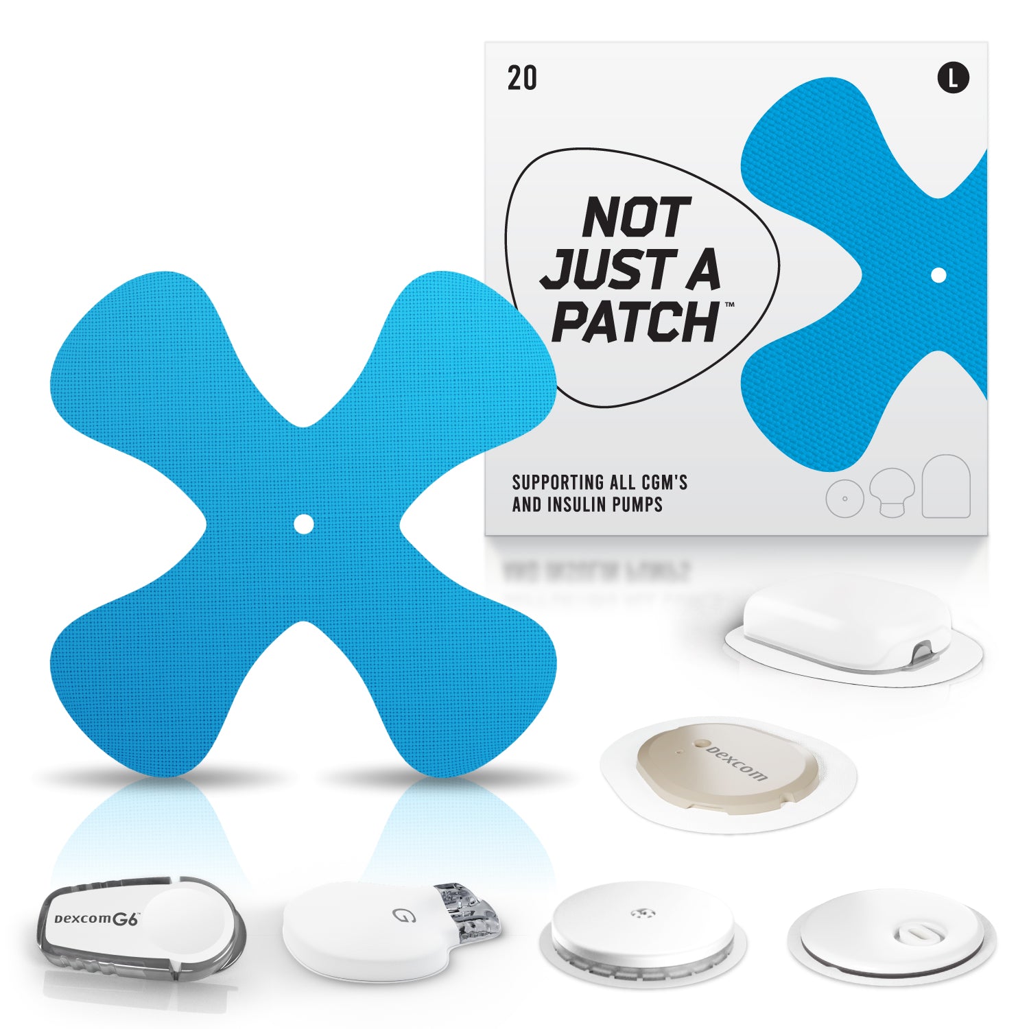 X- Patch כחול 20 יח׳