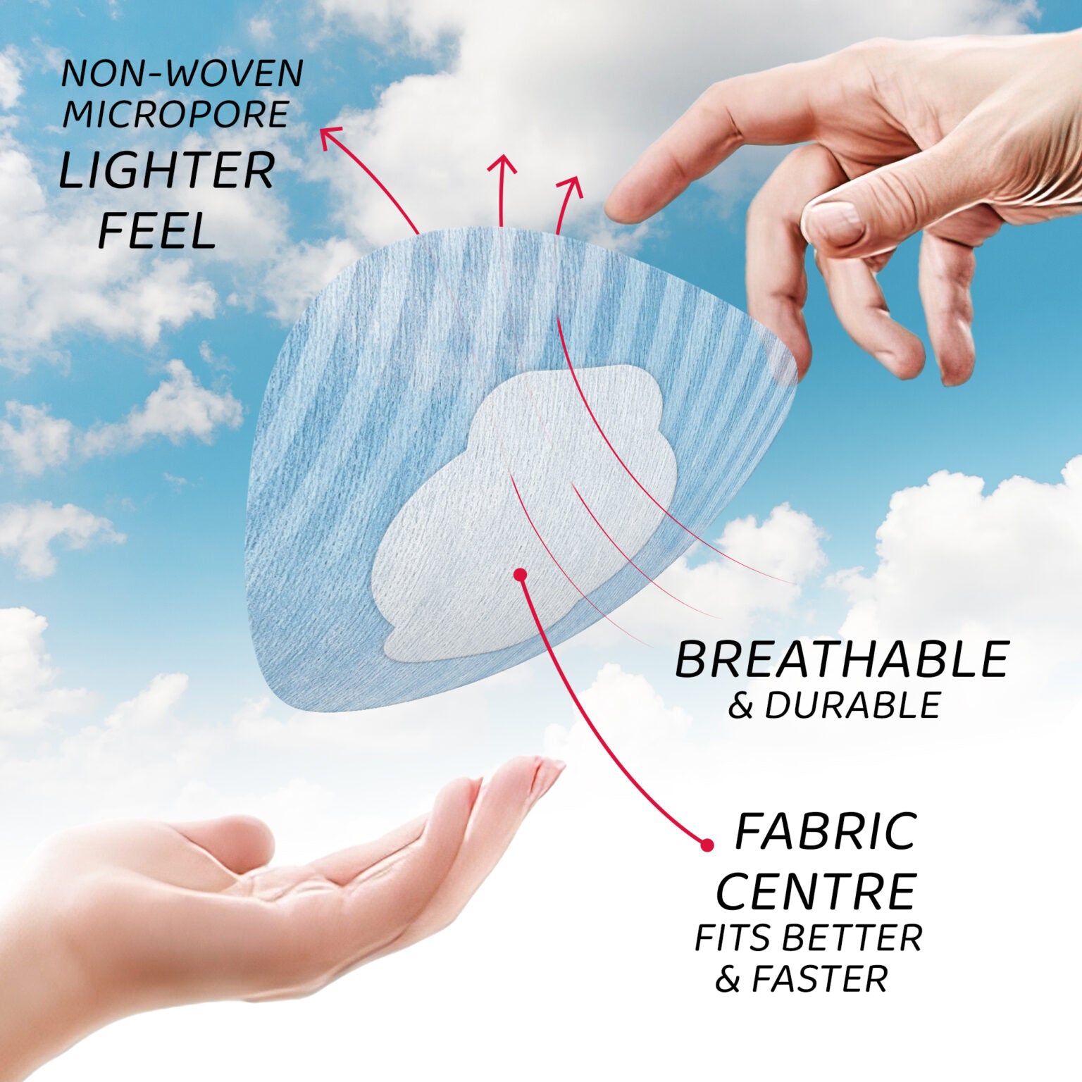 Air Patch Original – כחול 20 יח׳