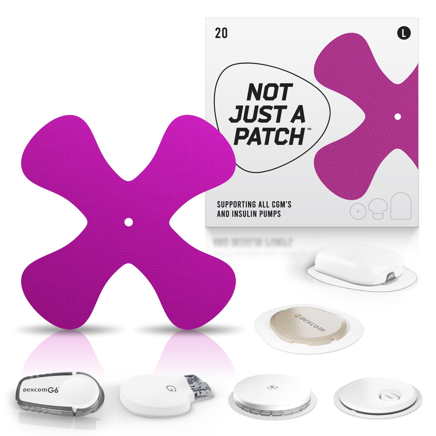 X- Patch סגול 20 יח׳