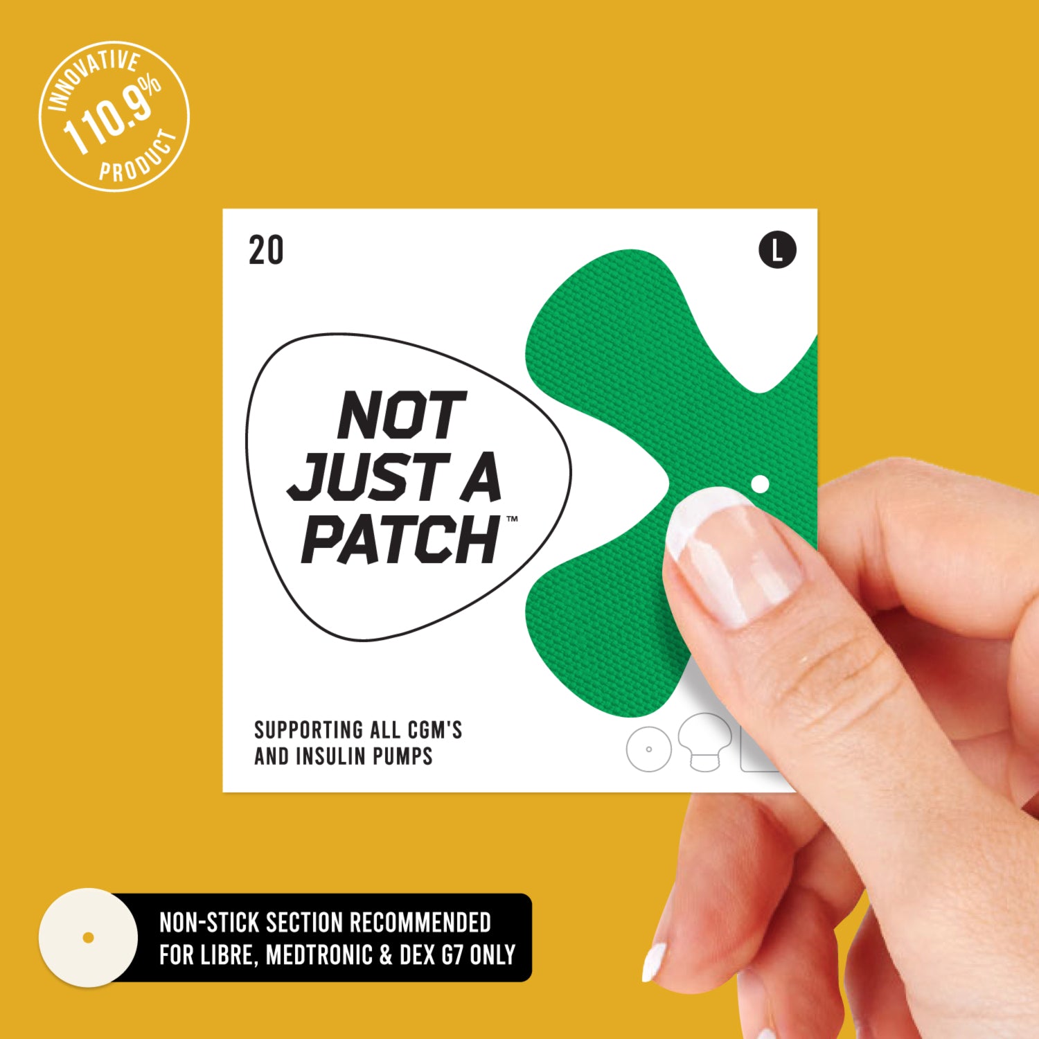 X- Patch ירוק 20 יח׳
