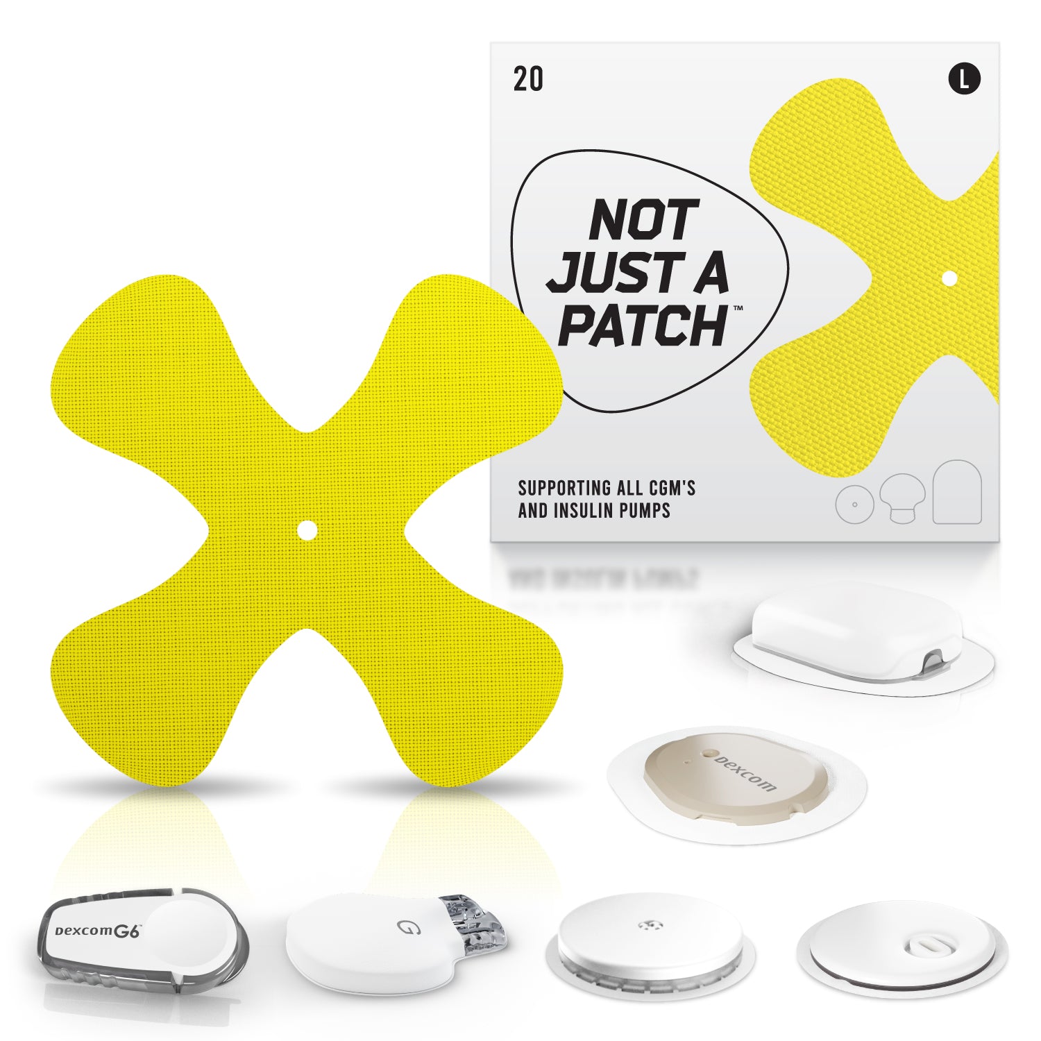 X- Patch צהוב 20 יח׳