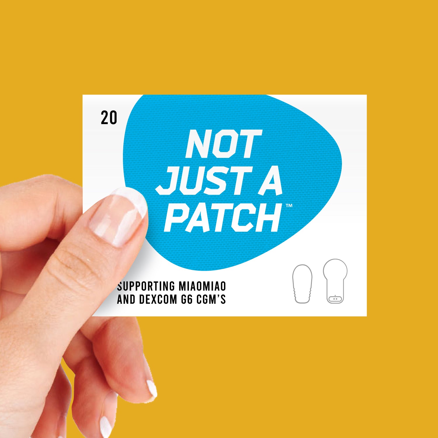 Original Patch (M- SIZE) כחול 20 יח׳