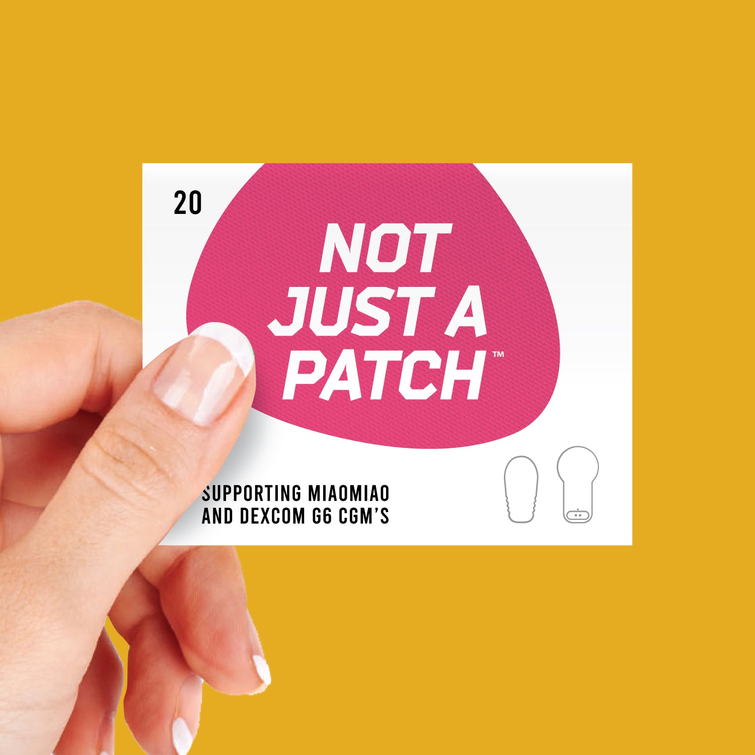 Original Patch (M- SIZE) ורוד 20 יח׳