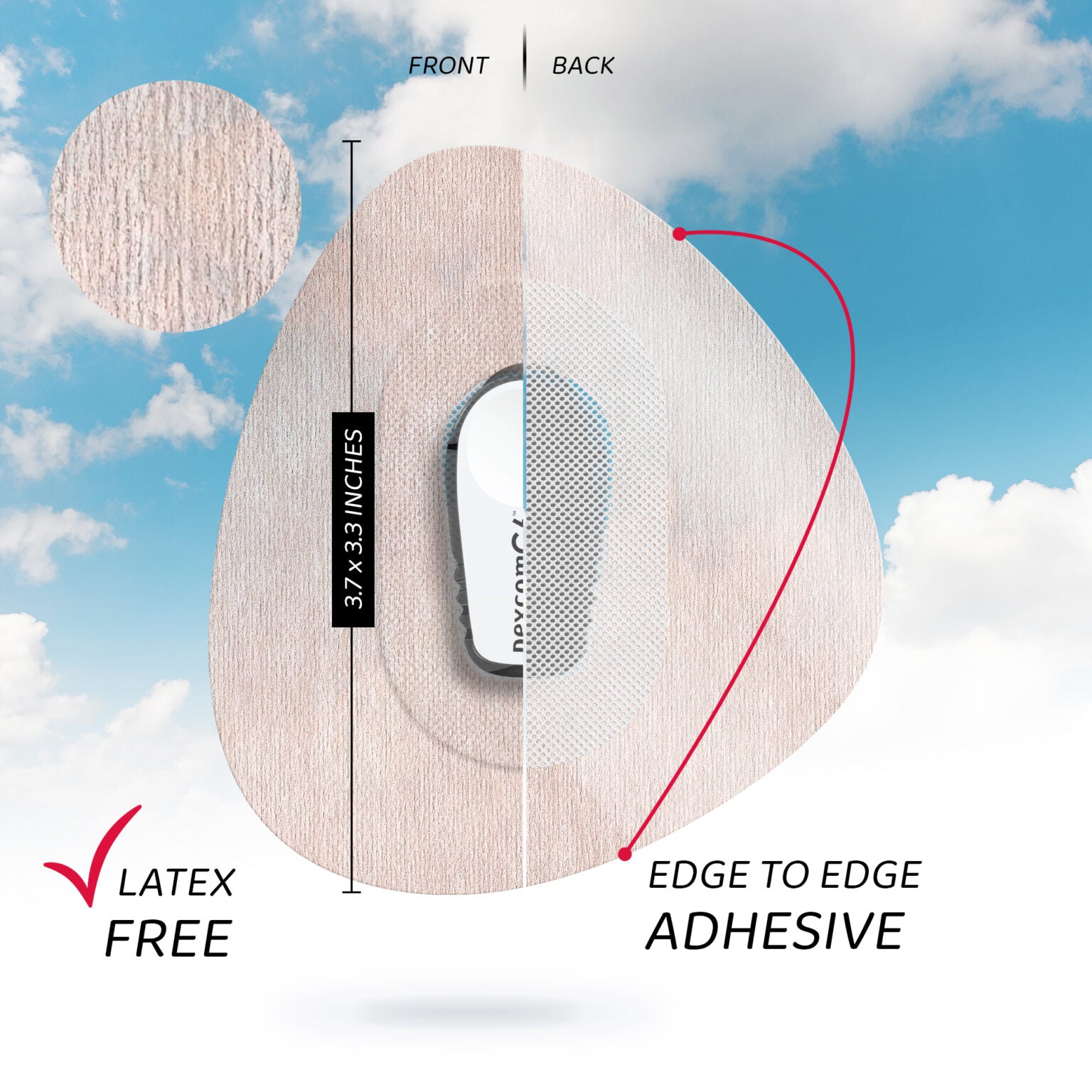 Dexcom G6 Air Patch – גוף 20 יח׳
