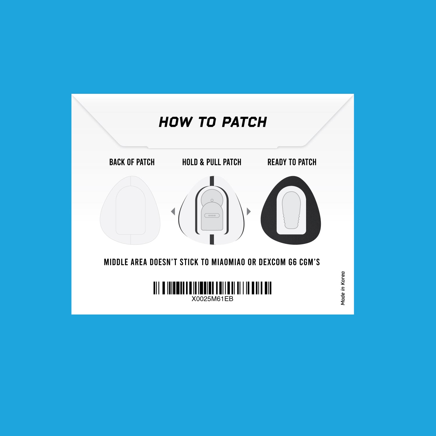 Original Patch (M- SIZE) שחור 20 יח׳